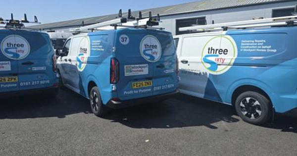 Back Of Repairs Vans
